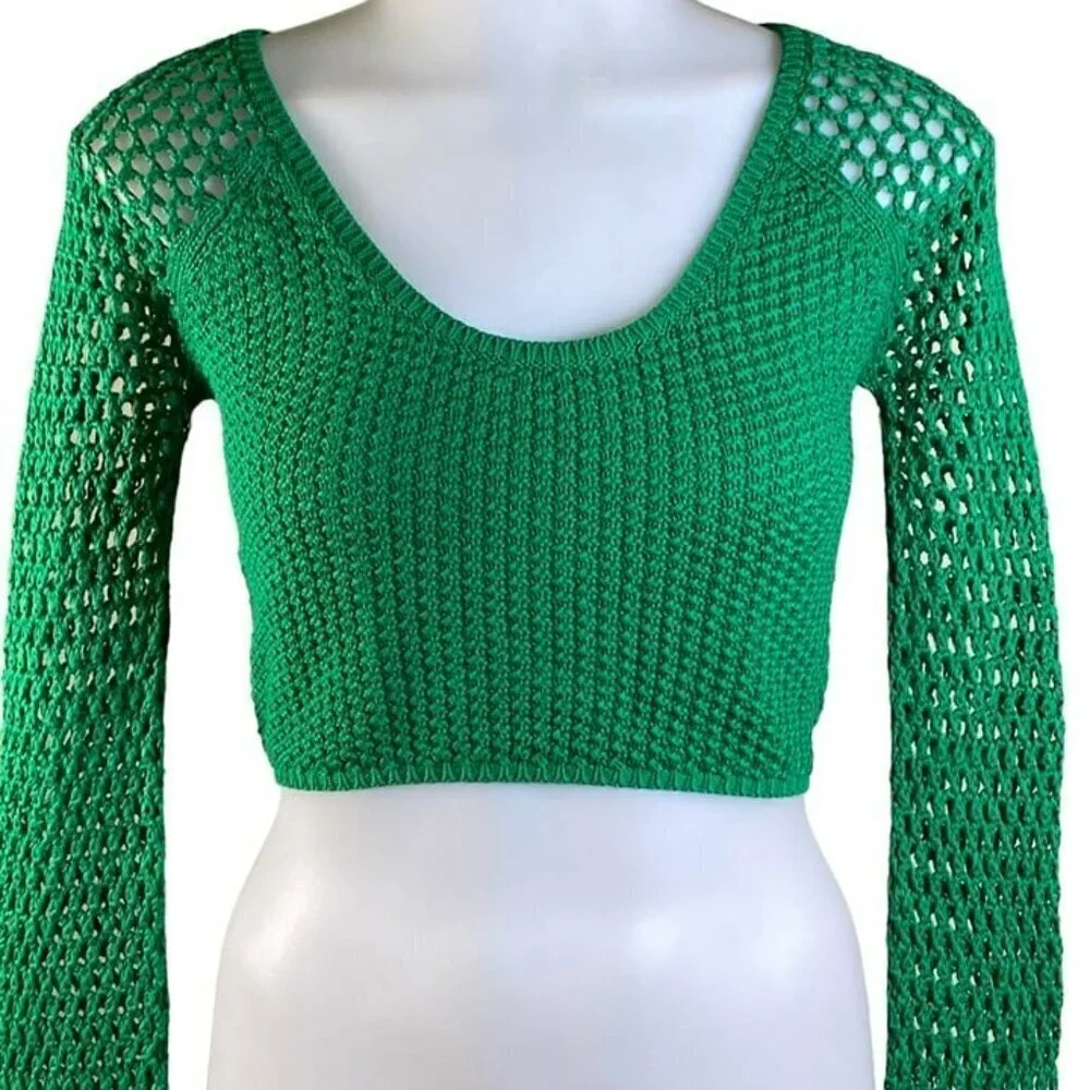 NBD Verona Crotchet Top Sample - Green